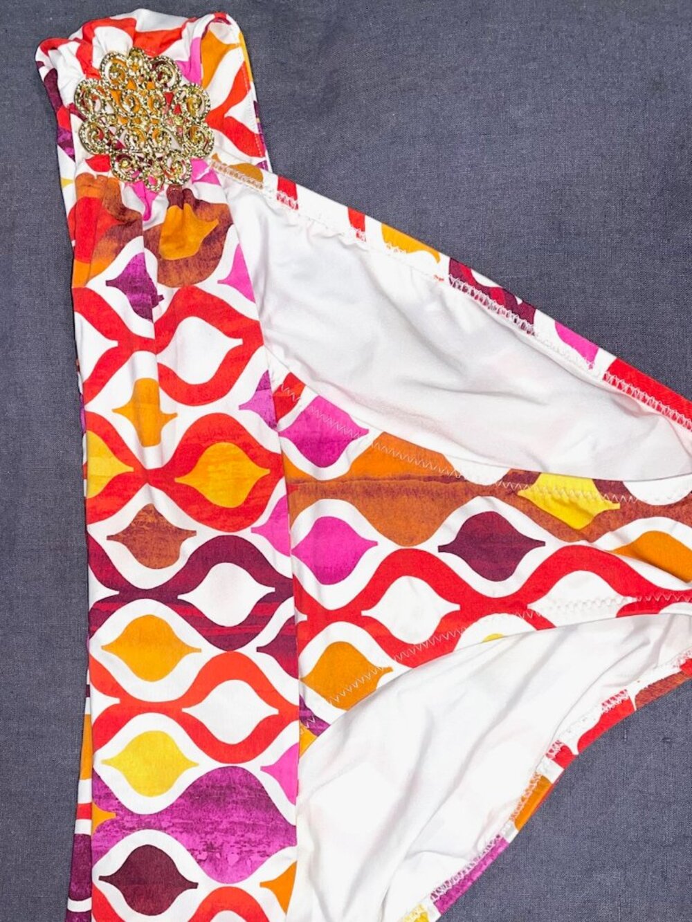 Trina Turk Embelled Bikini Bottom size 14